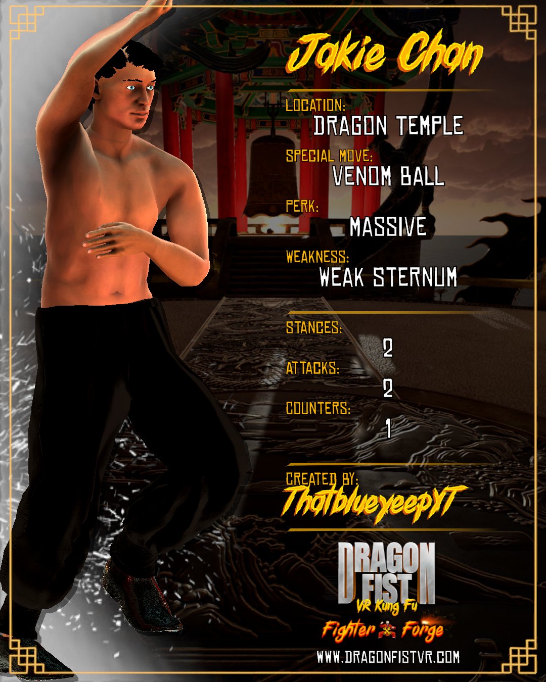 Jakie Chan - Created By: ThatblueyeepYT